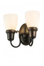 Meyda Green 188456 - 10"W Revival Goblet 2 LT Wall Sconce