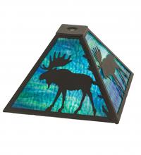 Meyda Green 188739 - 12" Square Moose Shade