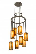 Meyda Green 190704 - 30" Wide Cartier 9 Light Chandelier