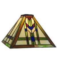 Meyda Green 19426 - 10" Square Prairie Wheat Shade