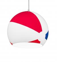 Meyda Green 211849 - 12" Wide Beach Ball Pendant