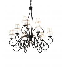 Meyda Green 221766 - 36" Wide Grace 10 Light Two Tier Chandelier