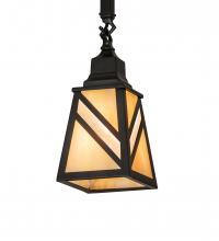 Meyda Green 232841 - 5" Square Santa Fe Mini Pendant