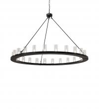 Meyda Green 242137 - 72" Wide Loxley 24 Light Chandelier