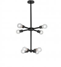 Meyda Green 243083 - 20" Wide Pronograde Jack 8 Light Chandelier