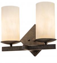 Meyda Green 243450 - 12" Wide Dante 2 Light Wall Sconce