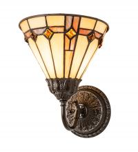 Meyda Green 245440 - 8" Wide Belvidere Wall Sconce