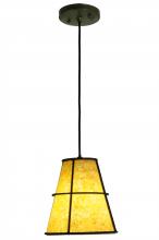 Meyda Green 250004 - 8" Wide Cilindro Palomino Mini Pendant