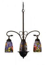 Meyda Green 27414 - 23"W Rosebush 3 LT Chandelier