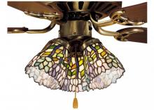 Meyda Green 27476 - 4"W Wisteria Fan Light Shade