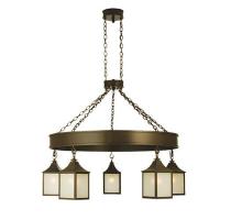 Meyda Green 29443 - 48"W Bigfork 5 LT Lantern Chandelier