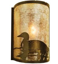 Meyda Green 68172 - 8"W Loon Left Wall Sconce