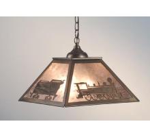 Meyda Green 98688 - 16" Square Train Pendant