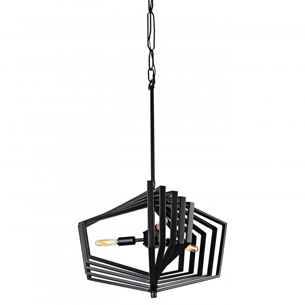 Gymnast 3-Lt Pendant - Black