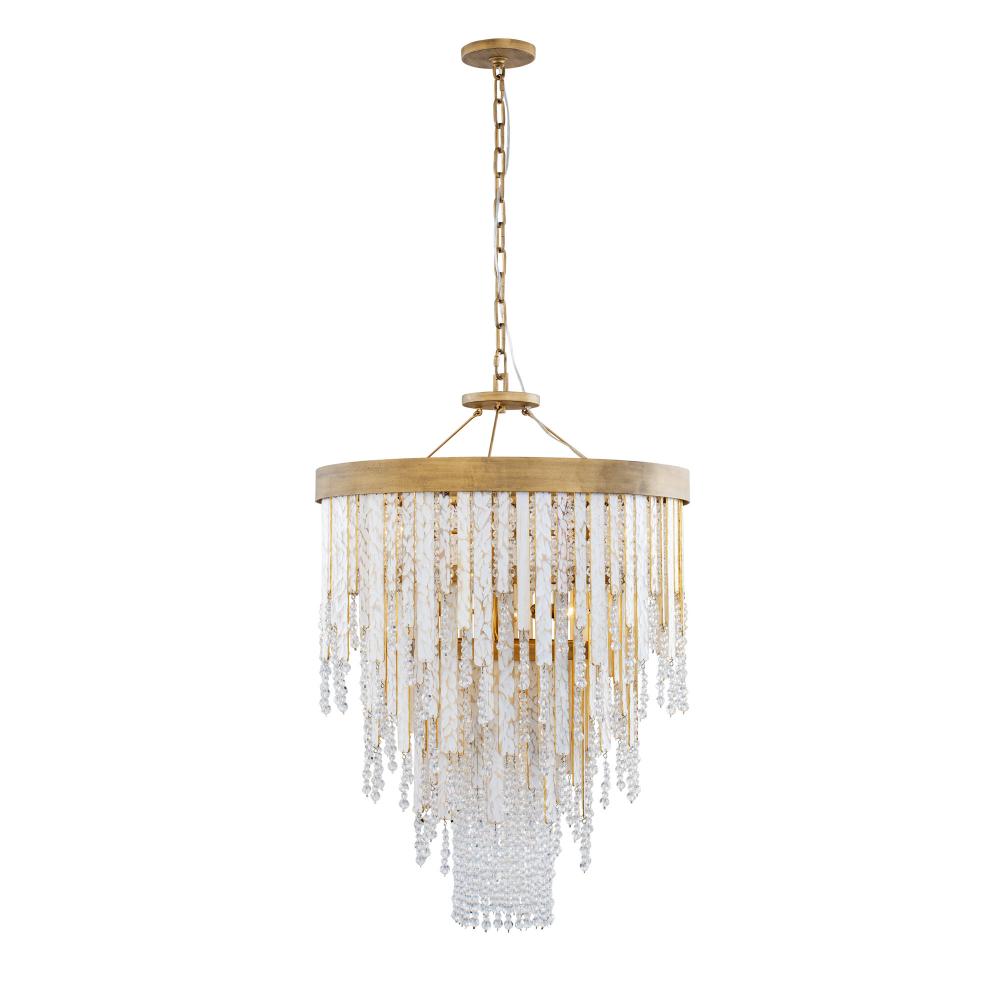 Lafayette 7-Lt Chandelier - Havana Gold