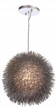 Varaluz 169P01CH - Urchin 1-Lt Pendant - Painted Chrome