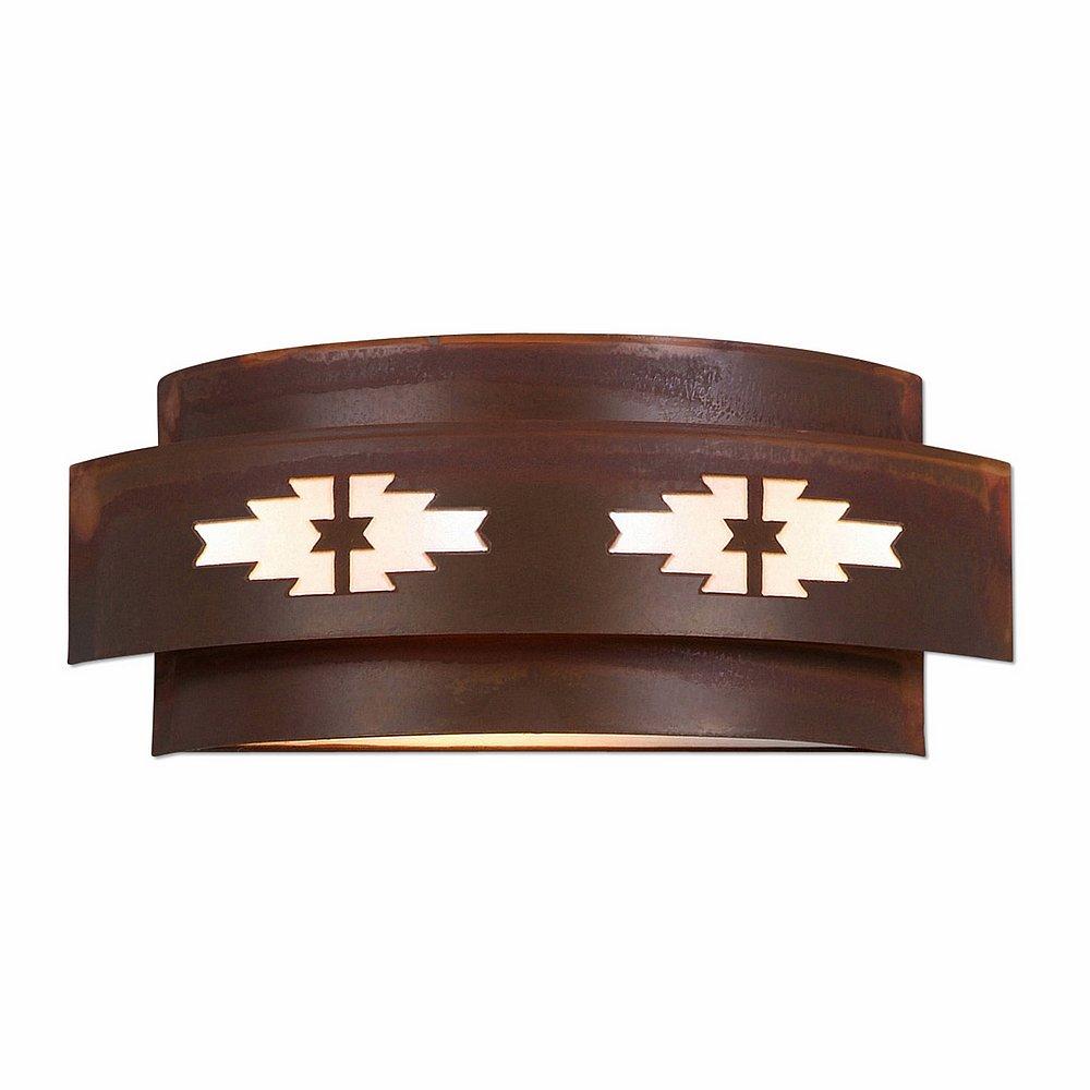 Northridge Double Sconce - Pueblo - Rust Patina Finish