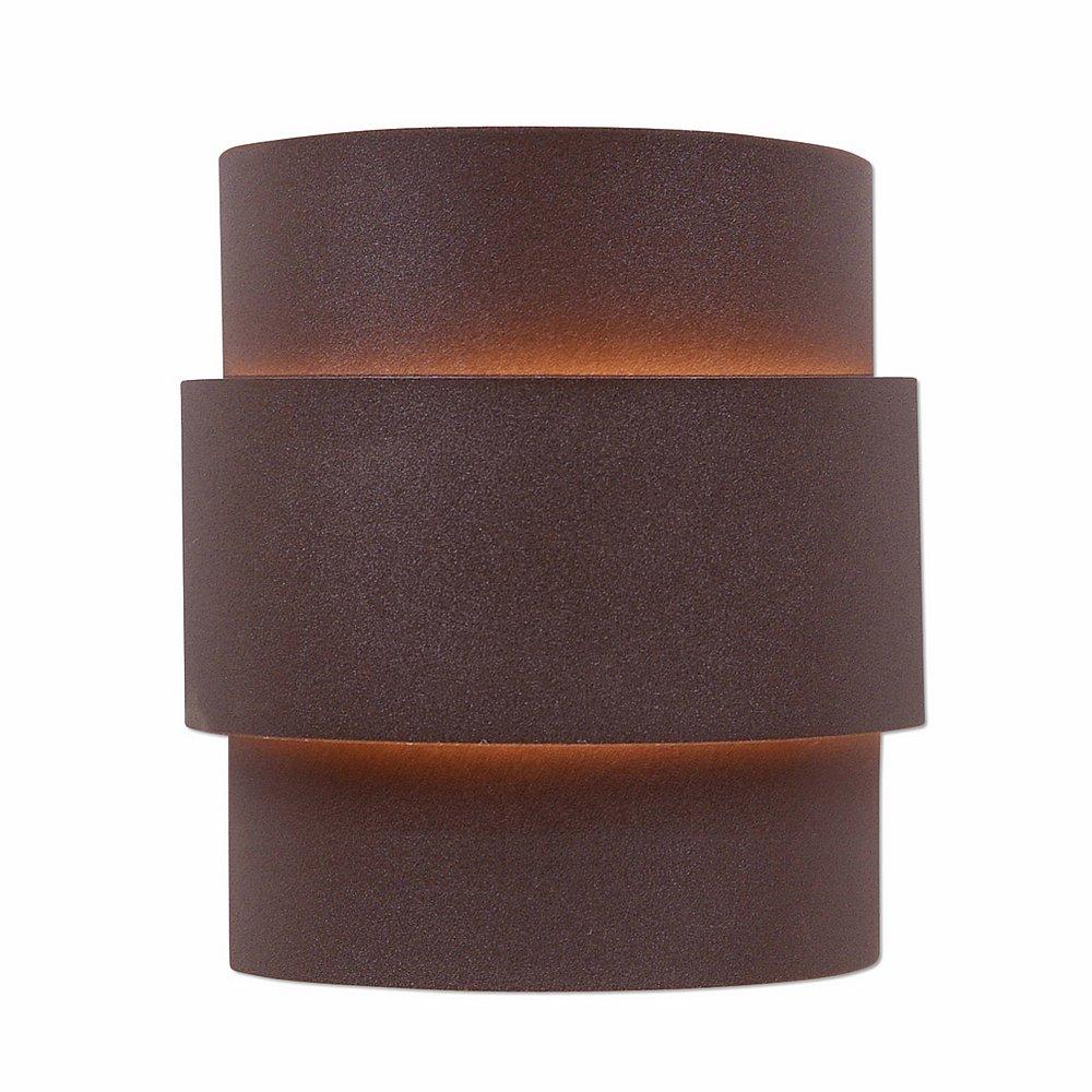 Northridge Sconce Large - Rustic Plain - Rustic Brown Finish