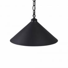 Avalanche Ranch Lighting A24401CH-97 - Canyon Pendant Shallow - Rustic Plain - Black Iron Finish - Chain