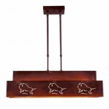 Avalanche Ranch Lighting A45939-02 - Ridgeview Kitchen Island Light - Bison - Rust Patina Finish