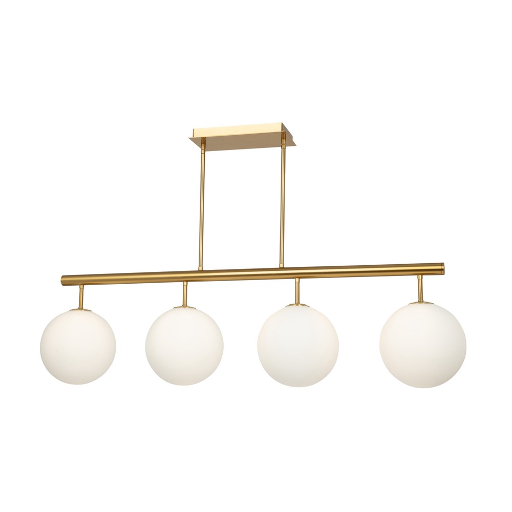 Aurelia Collection 4-Light Island/Pool Table Brass