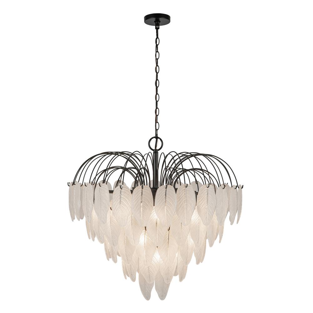 Alessia 19 Light Chandelier, Black