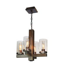 Artcraft AC10544BU - Jasper Park 4-Light Chandelier