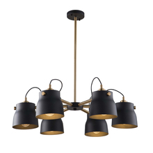 Artcraft AC11366VB - Euro Industrial 6-Light Chandelier