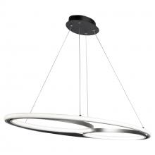 Artcraft AC6670NB - Gemini 38W LED Pendant Black and Nickel