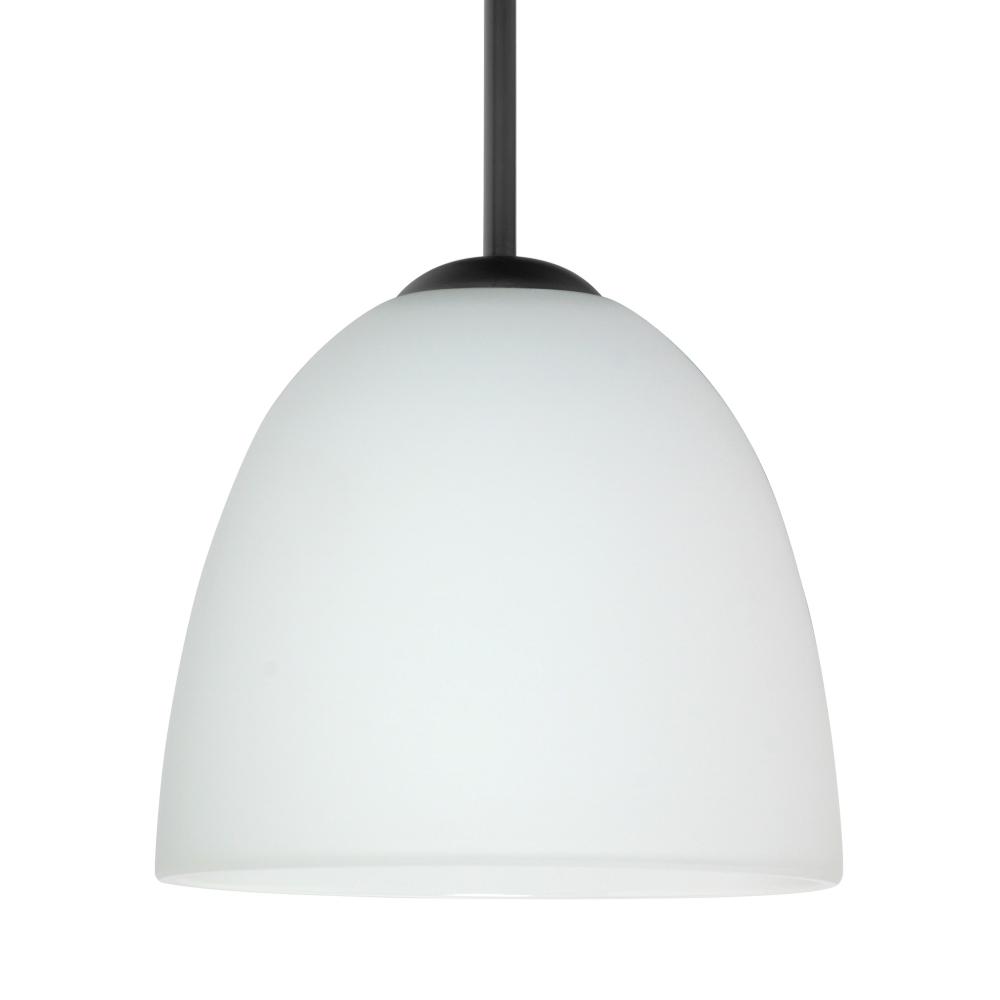 Besa Sasha LED Pendant 1Bc Opal Matte Black 1x9W LED