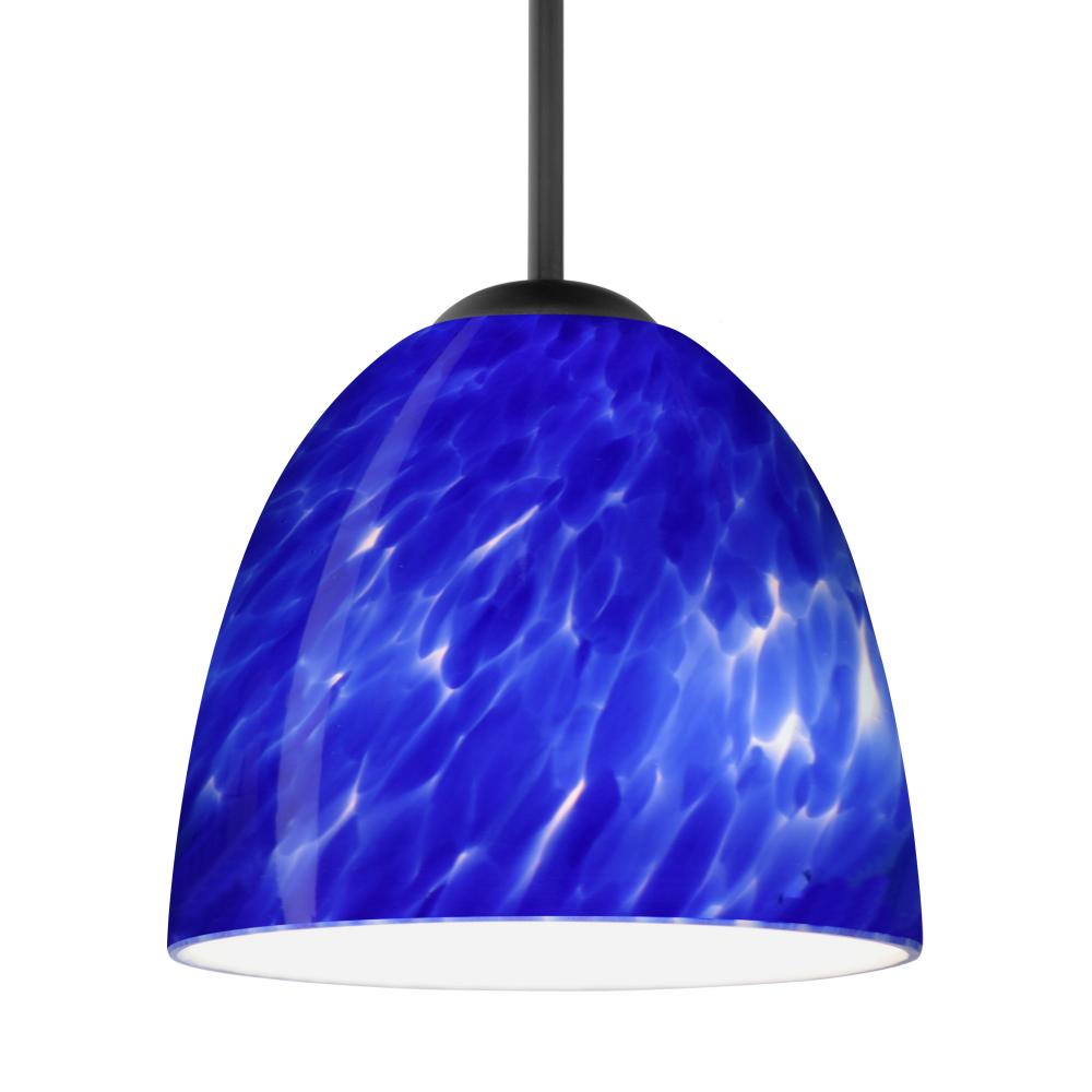 Besa Sasha LED Pendant 1Bc Blue Cloud Black 1x9W LED