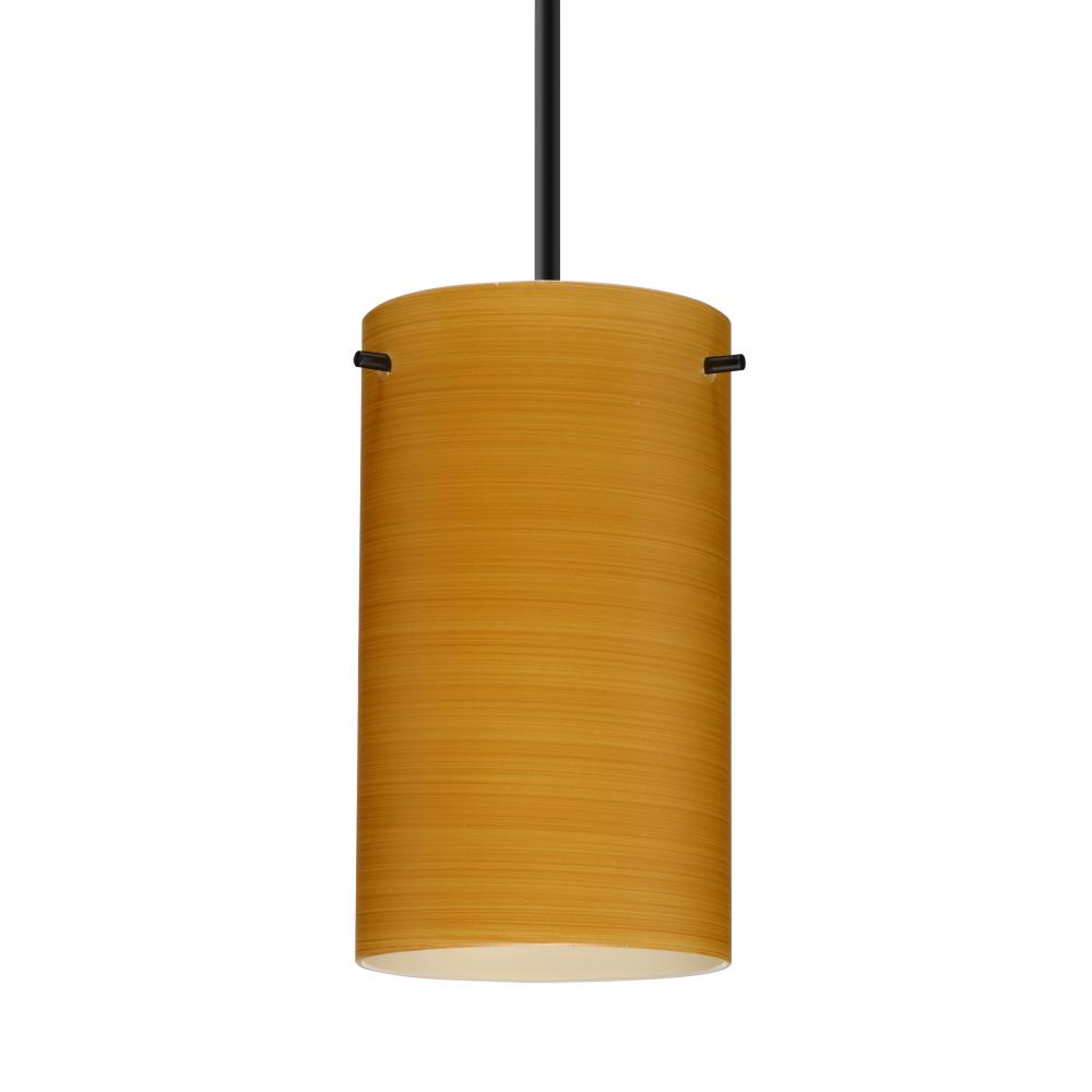 Besa Stilo 7 Pendant Black Oak 1x40W MAX E26 Base