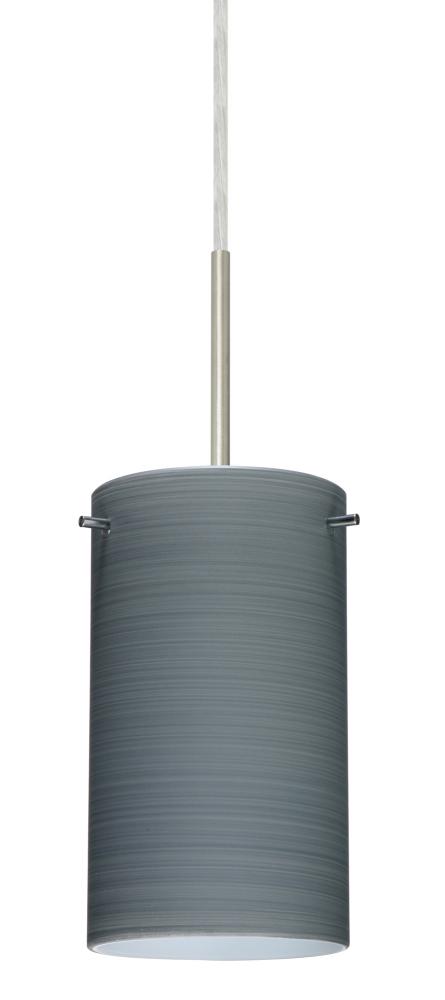 Besa Stilo 7 Pendant Satin Nickel Titan 1x40W G9