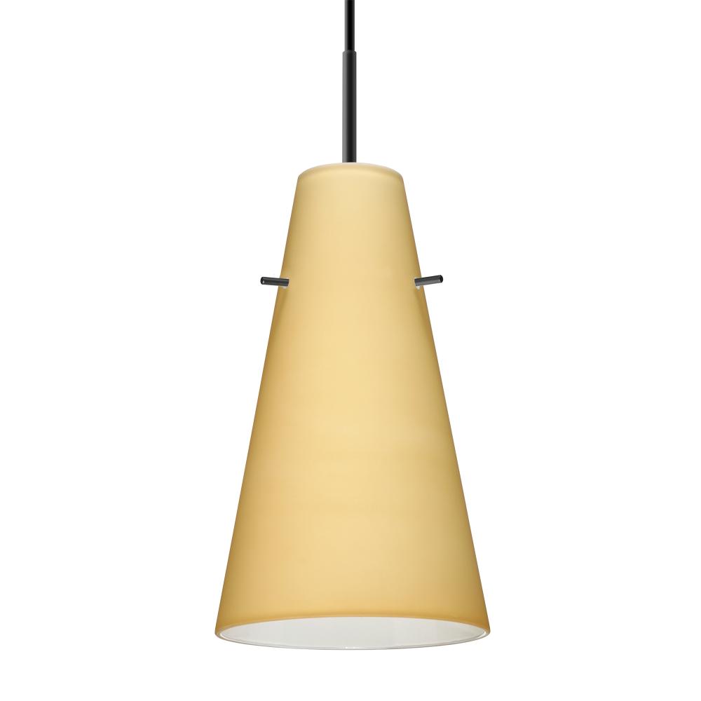 Besa Cierro LED Pendant Vanilla Matte Black 1x9W LED