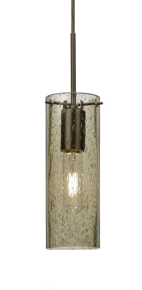 Besa, Juni 10 Cord Pendant, Latte Bubble, Bronze, 1x60W Medium Base