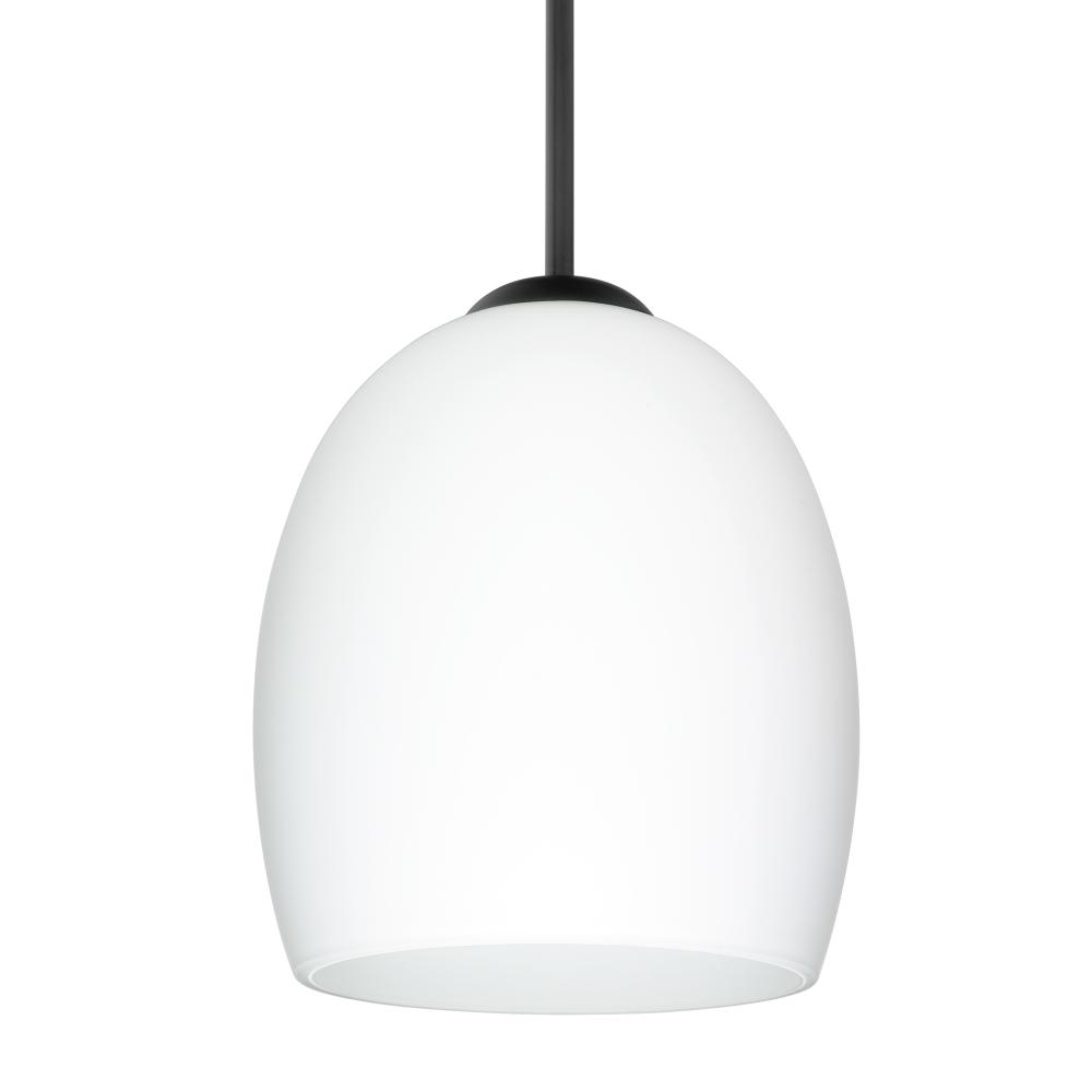 Besa Lucia LED Pendant Opal Matte Black 1x9W LED