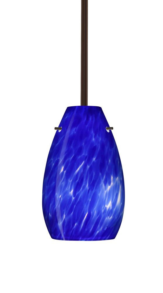 Besa Pera 9 LED Pendant Blue Cloud Bronze 1x9W LED