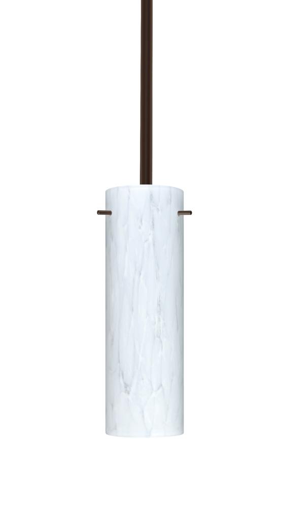 Besa Stem Copa Pendant Bronze Carrera 1x9W LED