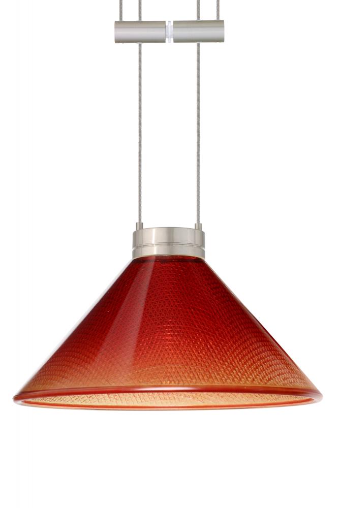 Besa Pendant Kona Satin Nickel Sunset 1x50W Halogen