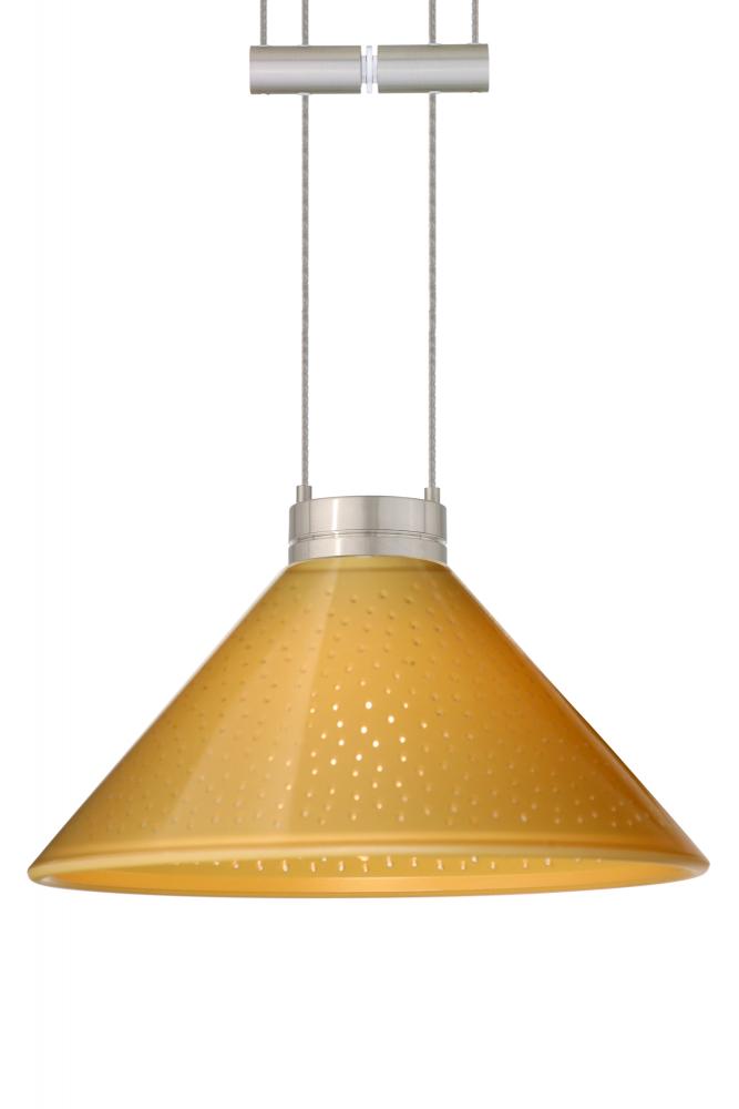 Besa Pendant Kona Satin Nickel Mango Starpoint 1x50W Halogen