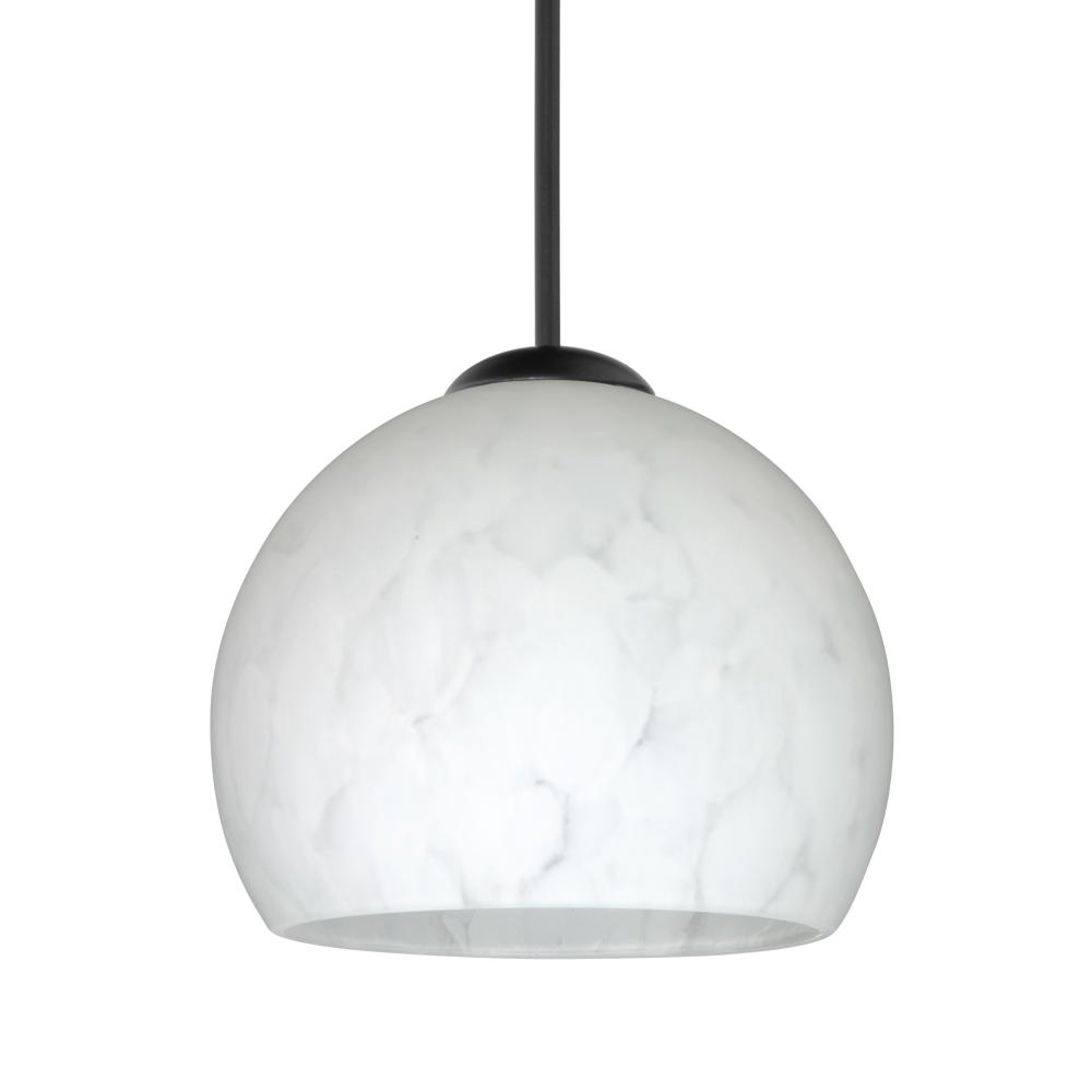 Besa Pendant Palla 5, Black Finish, Carrera 1x5W LED