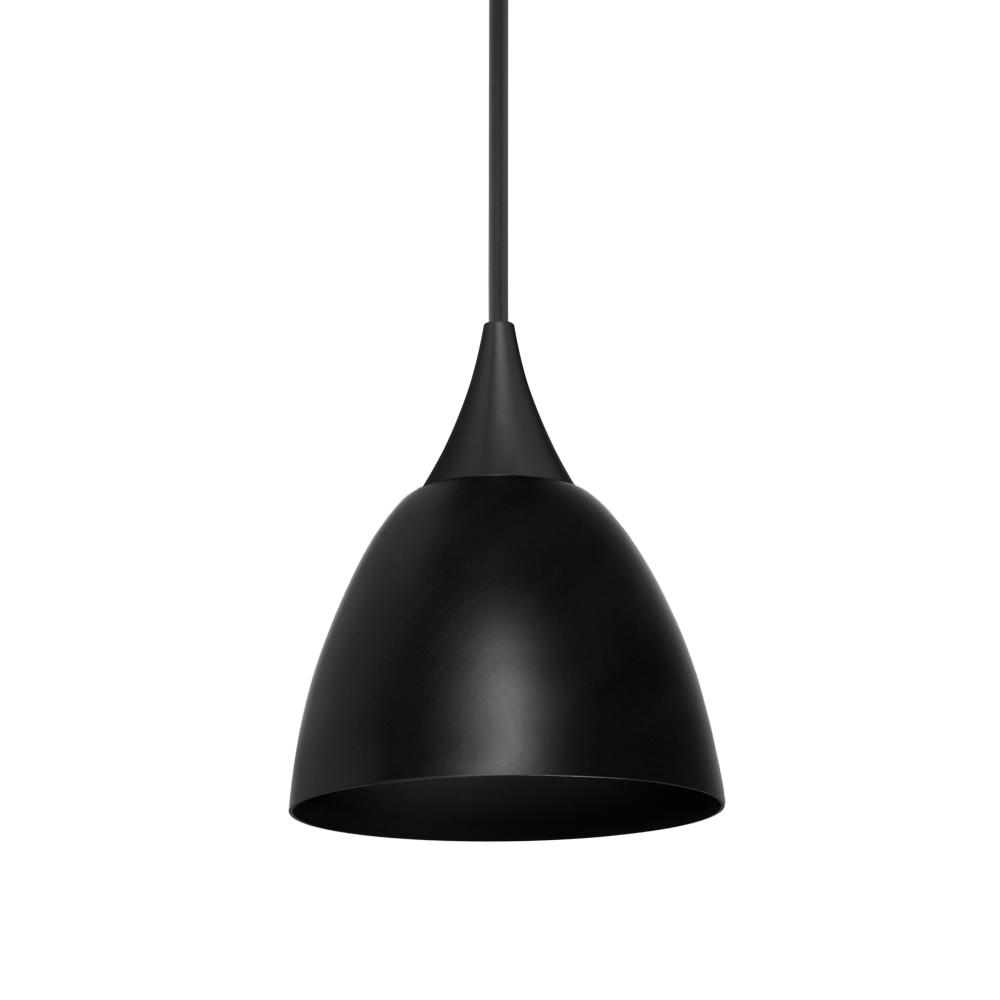 Besa, Divi Cord Pendant, Metal Black, Black Finish, 1x50W MAX GY6.35 Base