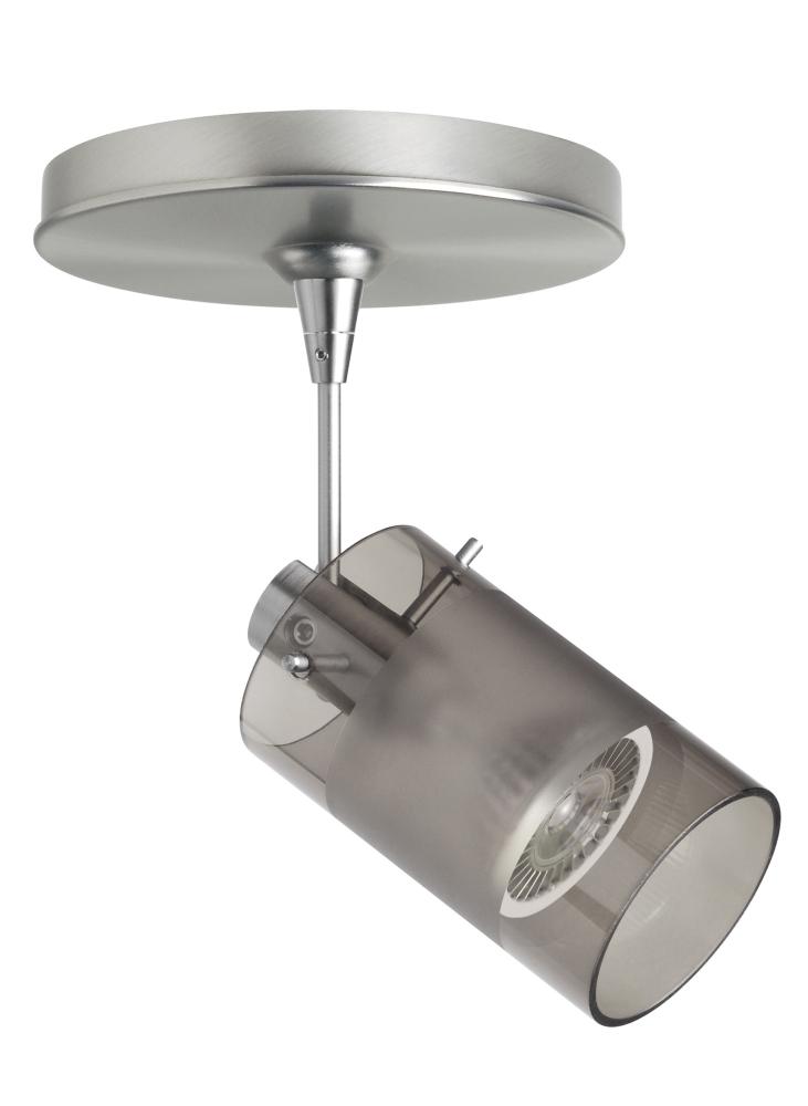 Besa Scope Spotlight 1Sp Smoke/Frost Satin Nickel 1x7W LED Mr16