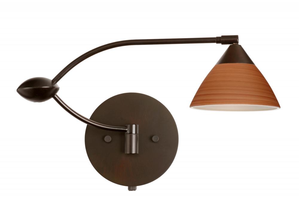 Besa Wall Domi Bronze Cherry 1x50W Halogen Gy6.35