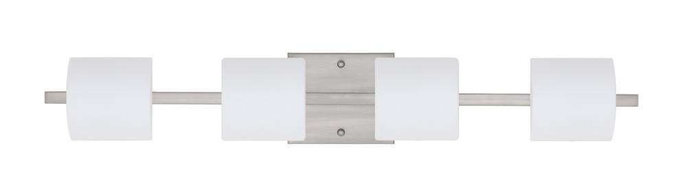 Besa Wall Paolo Satin Nickel Opal Matte 4x50W G9