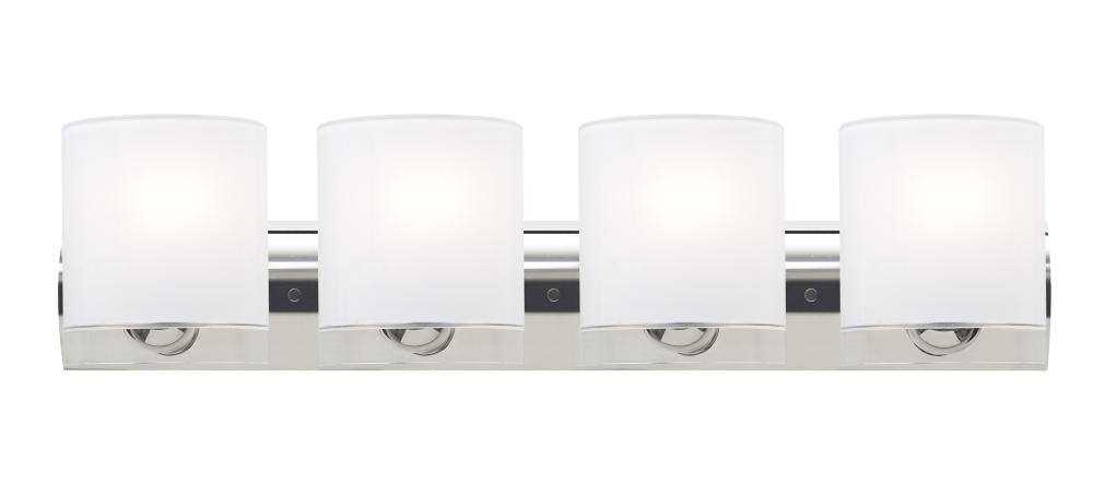 Besa, Celtic Vanity, Opal Glossy/Clear, Chrome Finish, 4x9W LED