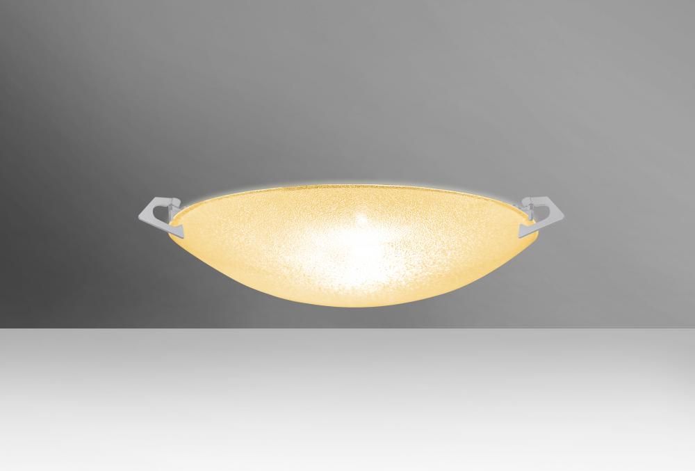 Besa Ceiling Sonya 13 Satin Nickel Gold Glitter 1x100W G9