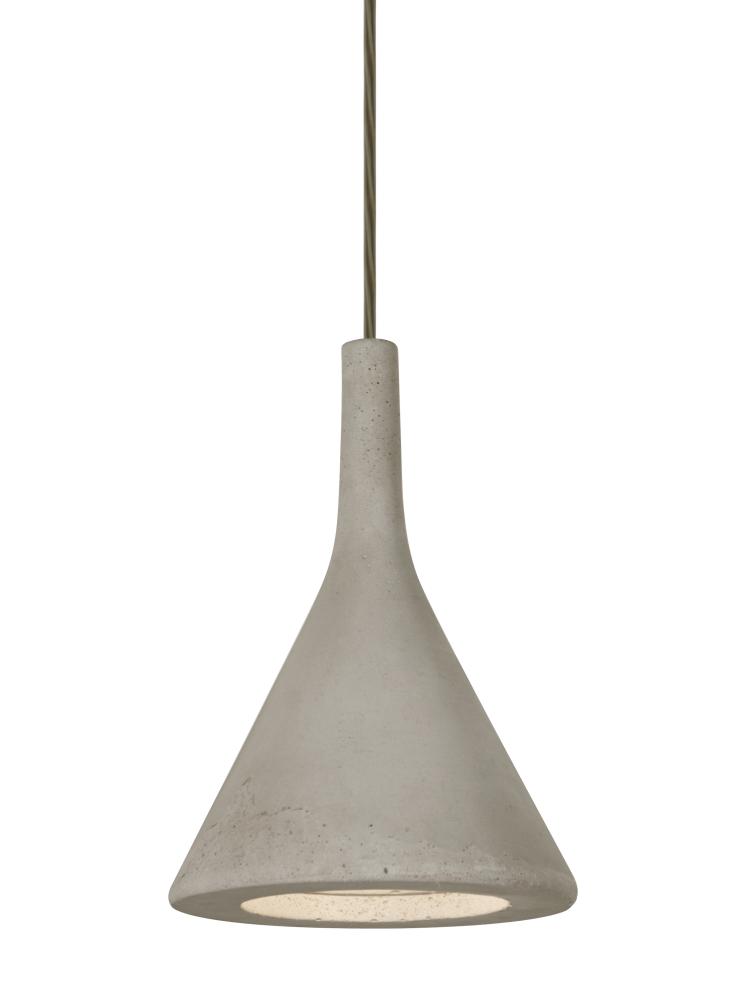 Besa Gala Pendant For Multiport Canopy, Tan, Bronze Finish, 1x9W LED