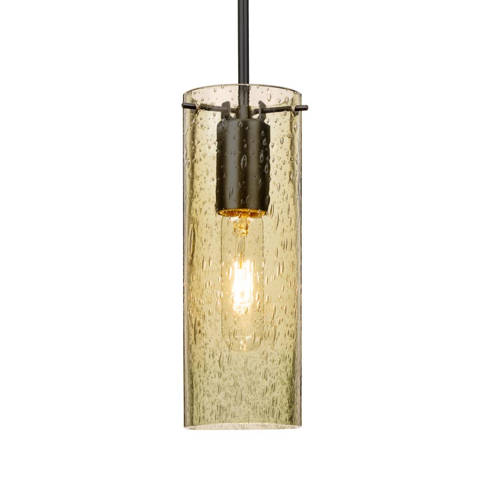 Besa, Juni 10 Pendant For Multiport Canopy, Gold Bubble, Black, 1x60W MAX E26 Base