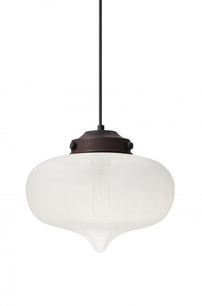 Besa Mira Pendant For Multiport Canopy Bronze Frost 1x60W T10